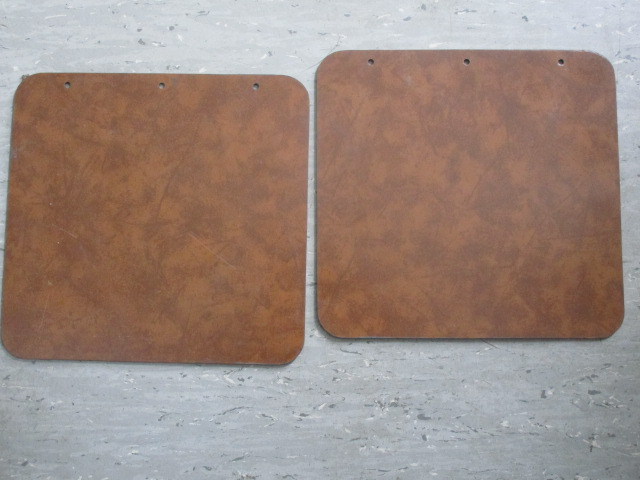 Schmutzfänger-Paar, braun  25 x 24 cm