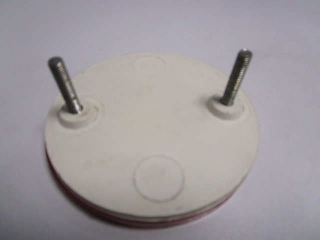 Rückstrahler rund mit 2 Stiften ( 85 mm Durchmesser )