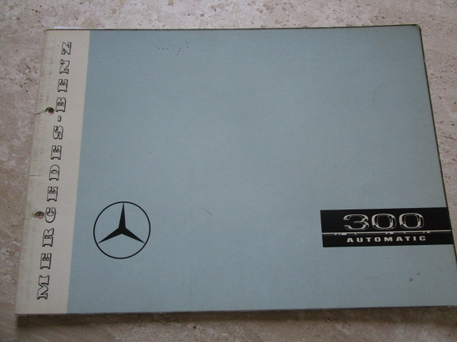 Prospekt Mercedes Benz 300 Automatic