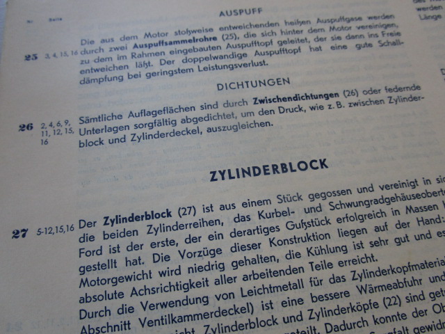 "Ford V8- Motor "