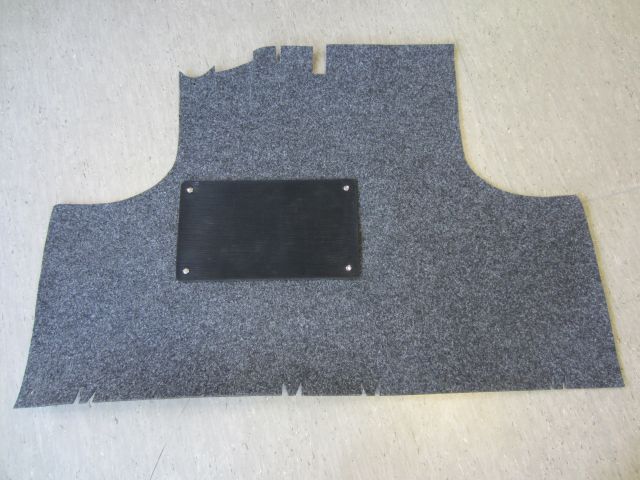 Nadelfilzauskleidung Trabant 601, anthrazit, vorn, Neuproduktion