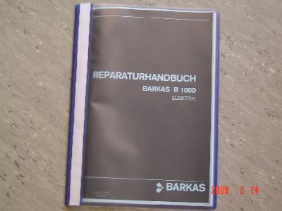 Reparaturhandbuch Barkas -ELEKTRIK-