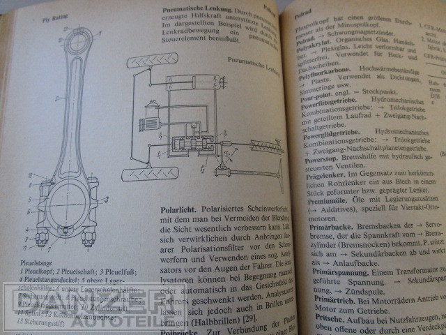 Buch " Lexikon Kfz.-Technik"   6. Auflage ( 1976 )