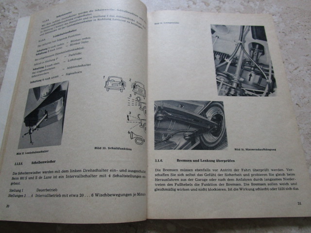"Betriebsanleitung Trabant 601", 22.Auflage, 1981