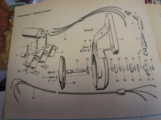 orig. Spritzscheibe ( am Unterbrechergehäuse Wartburg 353 )