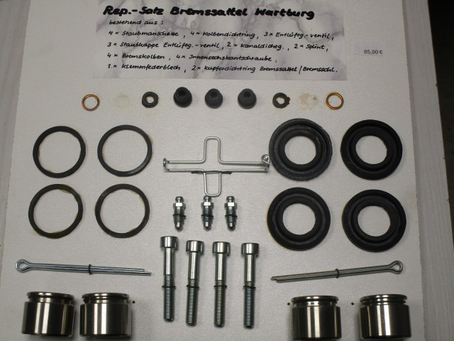 Reparatursatz für 1 Bremssattel Wartburg ( kpl. )
