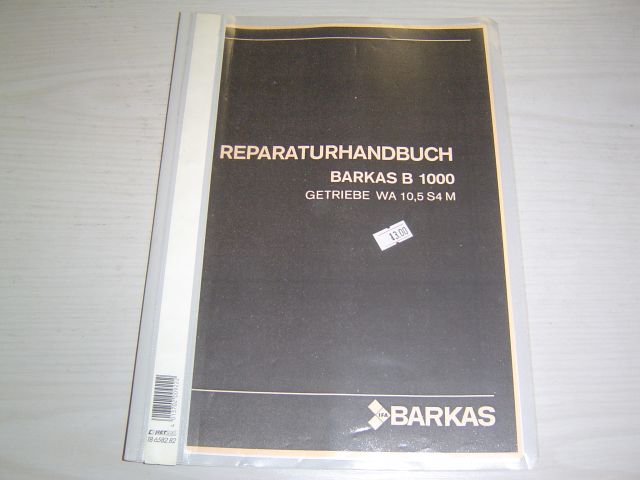 Reparaturhandbuch Barkas -GETRIEBE-