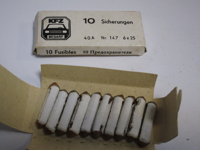 10 Stück Keramiksicherungen 40 A