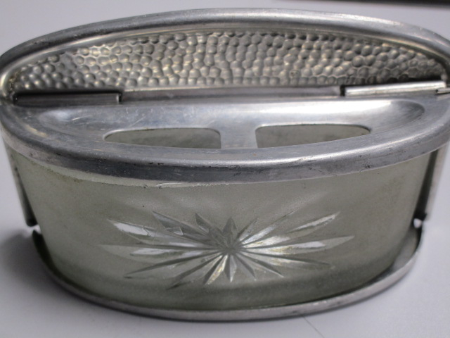 Aschenbecher mit satiniertem Glas, BARKAS, HORCH,  FRAMO, ROBUR, S4OOO.....