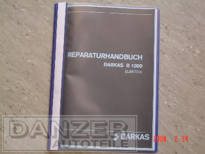 Reparaturhandbuch Barkas -ELEKTRIK-