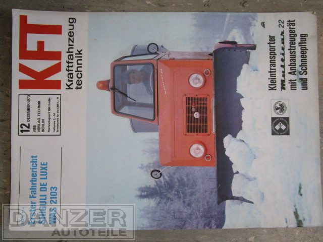 Zeitschrift KFT, Dezember 1973