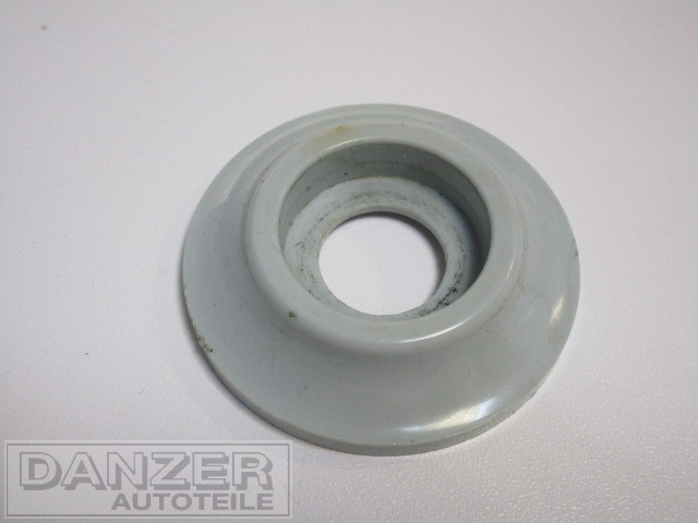 Kunststoff-Rosette grau