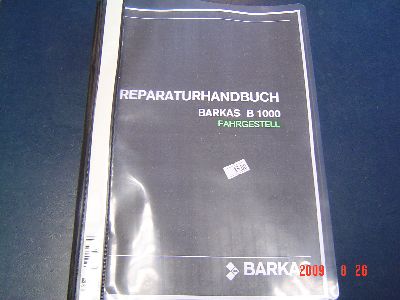 Reparaturhandbuch Barkas -FAHRGESTELL-