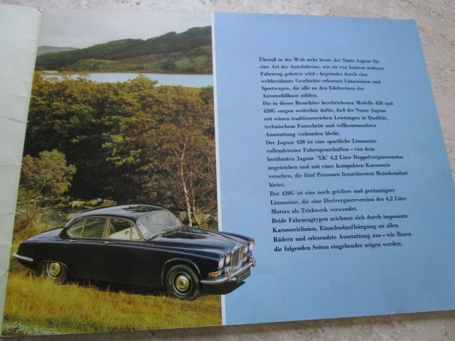 "Jaguar 420 und 420G models"
