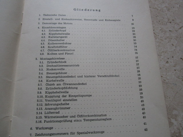"Reparaturanleitung Dieselmotor 4 VD 14,5/12-1 SRW"