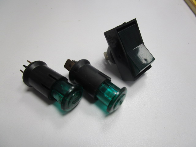 Kontroll-Leuchten/ Kippschalter Hella ( 3 Stück )