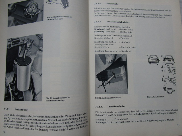 "Betriebsanleitung Trabant 601", 24. Auflage, 1983