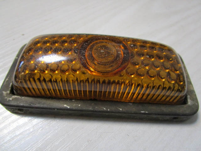 Blinkerglas gelb, EMW, P70 mit Rahmen